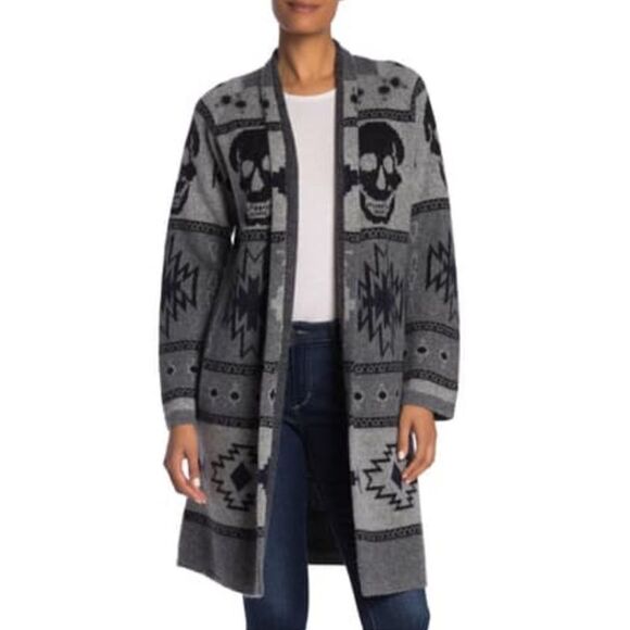 New Skull Cashmere Willa Wool & Cashmere Cardigan Large - Picture 7 of 13